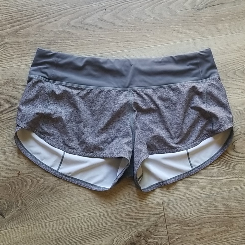 Lululemon Gray Short Yoga Sport Shorts